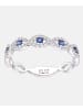 Diamant L'éternel Ring aus 375 Weißgold mit Diamant mit Saphir