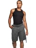 Normani Outdoor Sports Sommer-Shorts „Kalahari“ mit Gürtel „Wadi“ in Anthrazit