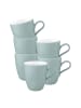 Seltmann Weiden 6er Set Henkelbecher Life Fashion 400 ml in Green Chic