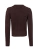 Marie Lund Strickjacke in schoko - 0004