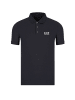 EA7 Poloshirt in blau