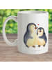 Mr. & Mrs. Panda Kinderpott Pinguin umarmen ohne Spruch in Weiß