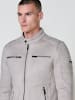 KOROSHI Kunstlederjacke in grau