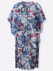 Sieh an! Sommerkleid in ecru-himmelblau-bedruckt