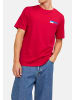 Jack & Jones T-Shirt Corp in Schwarz / rot