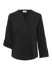 Kaffe Kurzarm-Bluse KAmia Regular fit in Black Deep