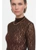 Rich & Royal Spitzenshirt in schoko