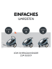 Hauck 2in1 Fahrradanhänger Dryk Duo Plus für 2 in blue