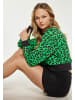 myMo Damen Sweatshirt in Grün Leo
