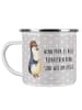 Mr. & Mrs. Panda Kaffeetasse Wenn Papa es nicht reparieren kann,... in Grau Pastell