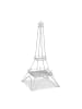 relaxdays Schmuckständer "Eiffelturm" in Silber - (H)47 cm