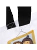 Mr. & Mrs. Panda Shopper Tasche Igel Familie ohne Spruch in Weiß