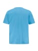 JP1880 Kurzarm T-Shirt in helles azurblau