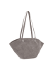 Seidenfelt Rena Schultertasche 45 cm in grey