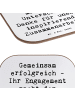 Mr. & Mrs. Panda Untersetzer für Gläser Spruch Geschäftspartner ... in Weiß