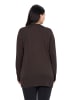 Ulla Popken Strickjacke in mahagoni