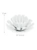 relaxdays 2 x Teelichthalter in Weiß - (H)6 x Ø 13,5 cm