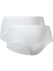 Con-ta Baumwolle, Feinripp Taillenslip 2er-Pack in weiß