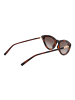 Guess Frauen Sonnenbrille Katzenauge Braun