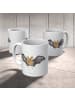 Mr. & Mrs. Panda Teetasse Fledermaus Flügel ohne Spruch in Weiß