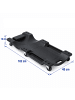 relaxdays Rollbrett Werkstatt in Schwarz - (B)48 x (H)12 x (T)102 cm