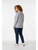Shape Of You Blouse in Schwarz-Weiß