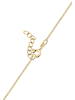 Elli Halskette 925 Sterling Silber Astro, mit Smiling Face, Smiling Face, Sterne, Stern in Gold