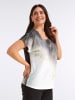 WITT WEIDEN Print-Shirt in hellgrau-schwarz-bedruckt