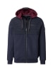 CASAMODA Sweatjacke in Dunkelblau
