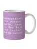Mr. & Mrs. Panda Tasse Spruch Augenoptiker Klarblick mit Spruch in Lavendeltraum