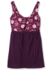 sheego by Joe Browns Tankini-Oberteil in beere-gemustert