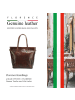 Florence Leder Schultertasche, Shopper, Businesstasche Florence Tasche braun ca. 32cm