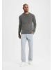H.I.S Strickpullover in dunkelgrau-meliert