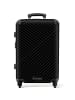 NoBoringSuitCases Suitcase Helle abstrakte Linien auf schwarzem