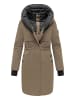 Navahoo Kurzmantel Snowelf in Stone Brown