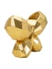 Mauro Ferretti Goldene Harzvase in Schmetterlingsform, 22,5 x 8 x 15 cm