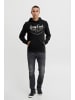 BLEND Kapuzenpullover Sweatshirt 20714578 in schwarz