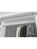 Inn.Furn Garderobenschrank weiß Hochglanz 213 cm mit Spiegel, Flurgarderobe