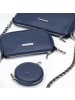 Wittchen Handtashe Elegance Kollektion (H) 13 x (B) 23 x (T) 3 cm in Dark blue