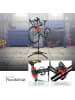 tectake Fahrrad-Set Reparaturständer  mit Stabilisationsstange für Lenker