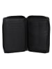mano Don Leonardo Geldbörse RFID Leder 10 cm schwarz