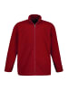 JP1880 Fleecejacke in purpurrot