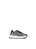 Pinko Grau Kalb Leder Bos Taurus Athletik Sneaker