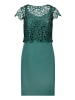 Vera Mont Etuikleid mit Spitze in Dark Emerald