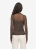Noisy may Bluse in Chocolate Brown1
