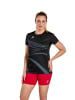 erima Damen Racing T-Shirt in schwarz