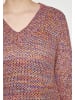 IZIA Damen Strick Pullover in Limette Mehrfarbig