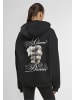 Mister Tee Mister Tee Give A Damn Ladies Fluffy Hoody in black