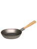 Riess Classic Eisen Holzknechtpfanne mit Holzgriff in Silber