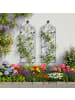 relaxdays 2 x Rankgitter "Ranken"  in Schwarz - (B)38 x (H)110 cm